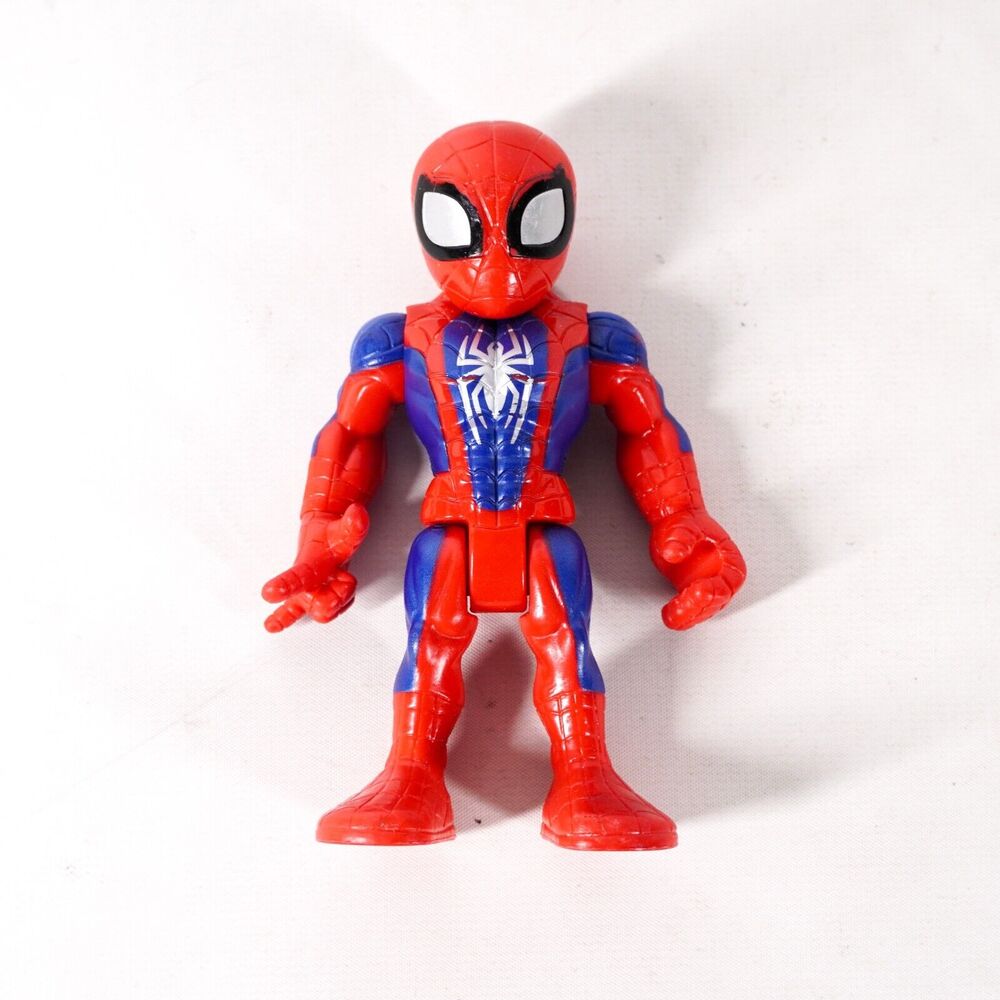 4.5" Marvel Spiderman Super Hero Action Figure Toy Figurine Model Red Blue